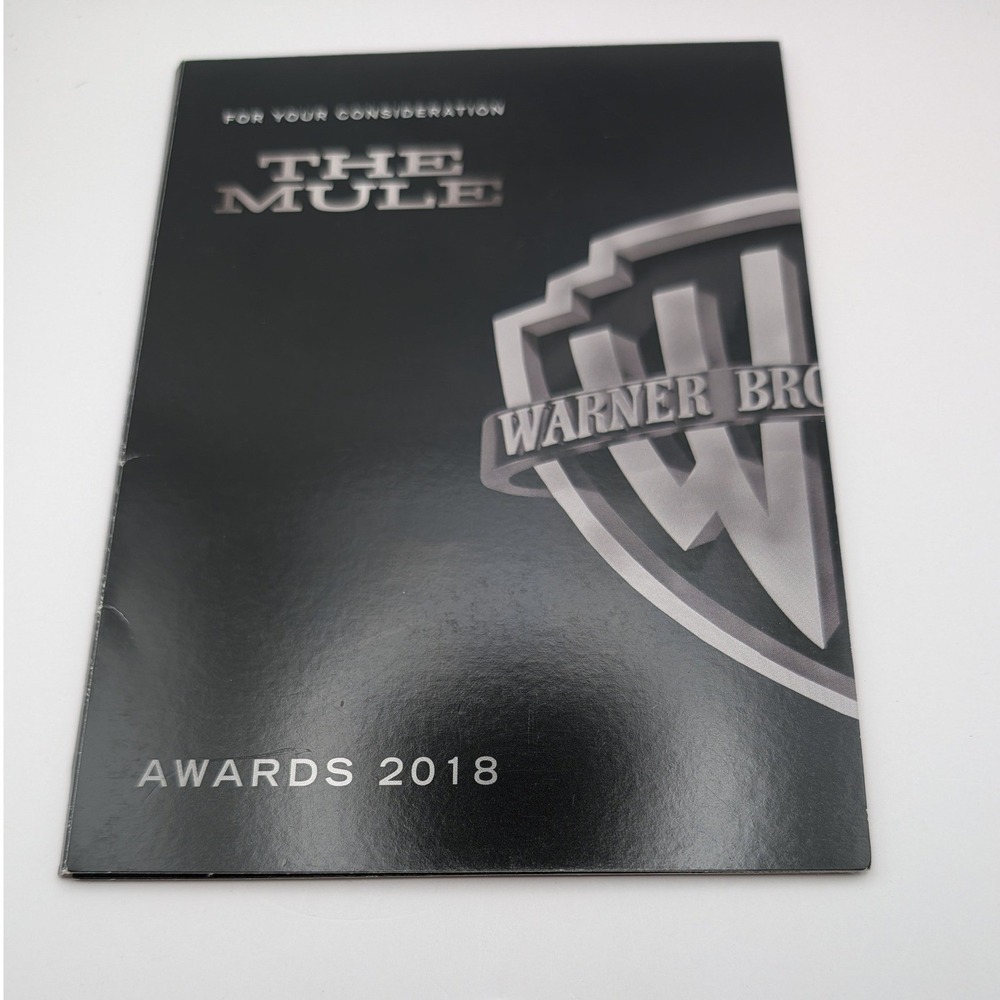 The Mule 2018 FYC Awards Screener DVD Clint Eastwood Warner Bros
